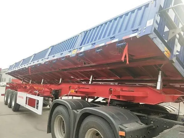side dumping trailer 6 side dumping trailer 6