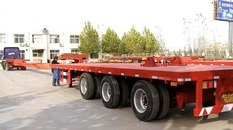 3 Axles Flatbed Extendable Trailer supplier 3 Axles Flatbed Extendable Trailer supplier