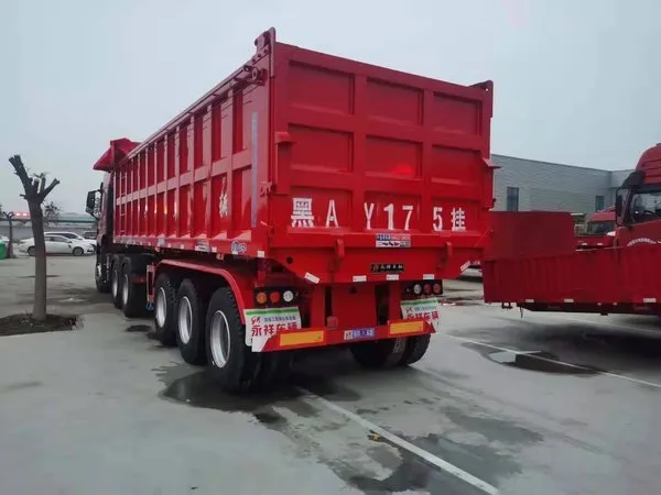 33 M³ क्षमता वाला रियर डंप ट्रेलर