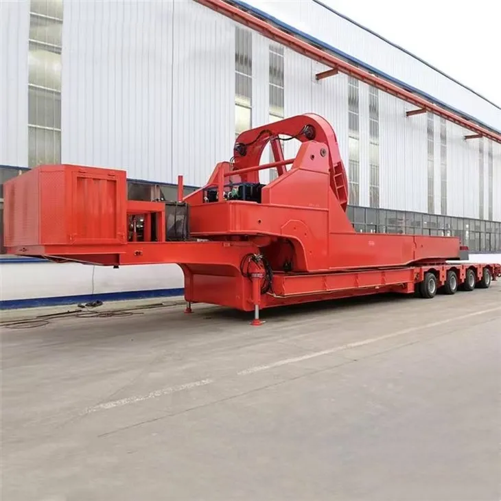 ब्लेड लिफ्टर ट्रांसपोर्ट मॉड्यूलर पर लगाया गया