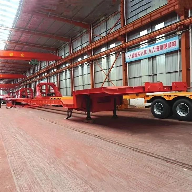 हाइड्रोलिक स्टीयरेबल एक्सटेंड बूम ट्रेलर