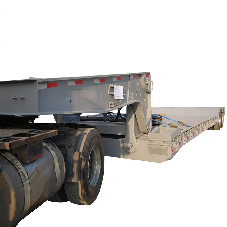 80 टन भारी उपकरण लोबॉय ट्रेलर