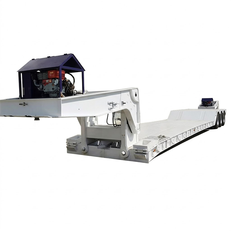 3 एक्सल डिटेचेबल गूज़नेक ट्रेलर