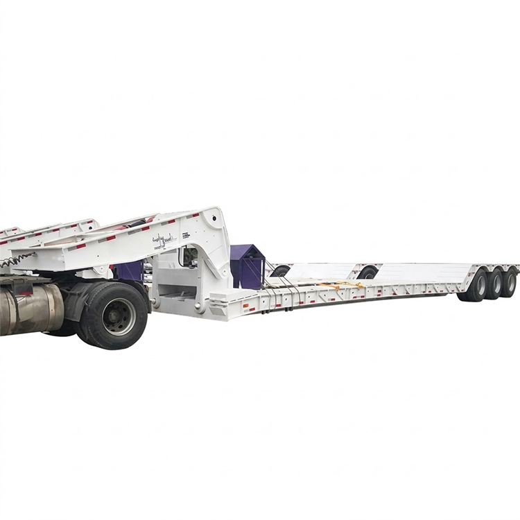 3 एक्सल गूज़नेक लो बेड ट्रेलर