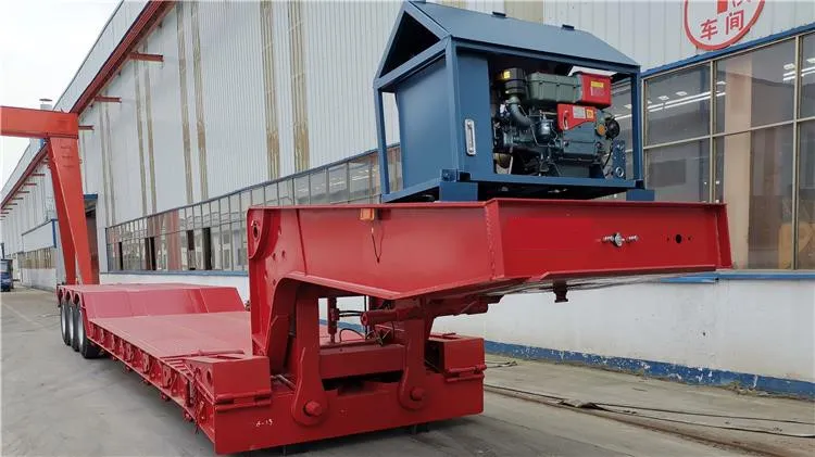 60 Ton Hydraulic Detachable Gooseneck Lowboy Trailer 60 Ton Hydraulic Detachable Gooseneck Lowboy Trailer