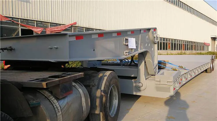 2 Line 4 Axle 50 Ton Lowboy Gooseneck Trailer 2 Line 4 Axle 50 Ton Lowboy Gooseneck Trailer